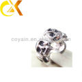 2013 New Fashion Stainless Steel Men's Paint Skull Rings